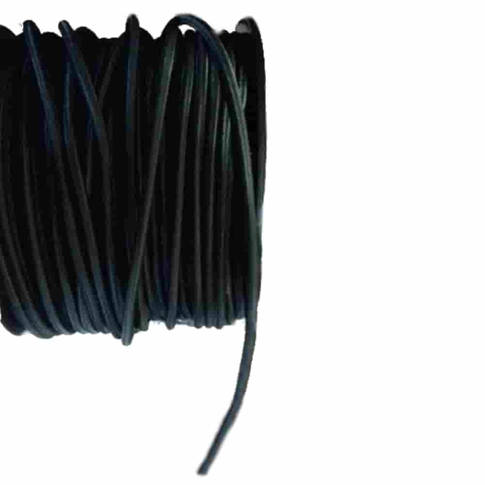 Bungee Cord 8 mm Black 15 Meters PP Coating-0