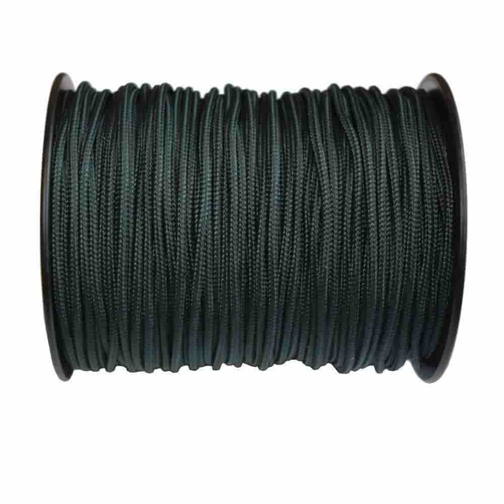 Fastening Cord PP Braided 2.5mm Black-Green 25m-0