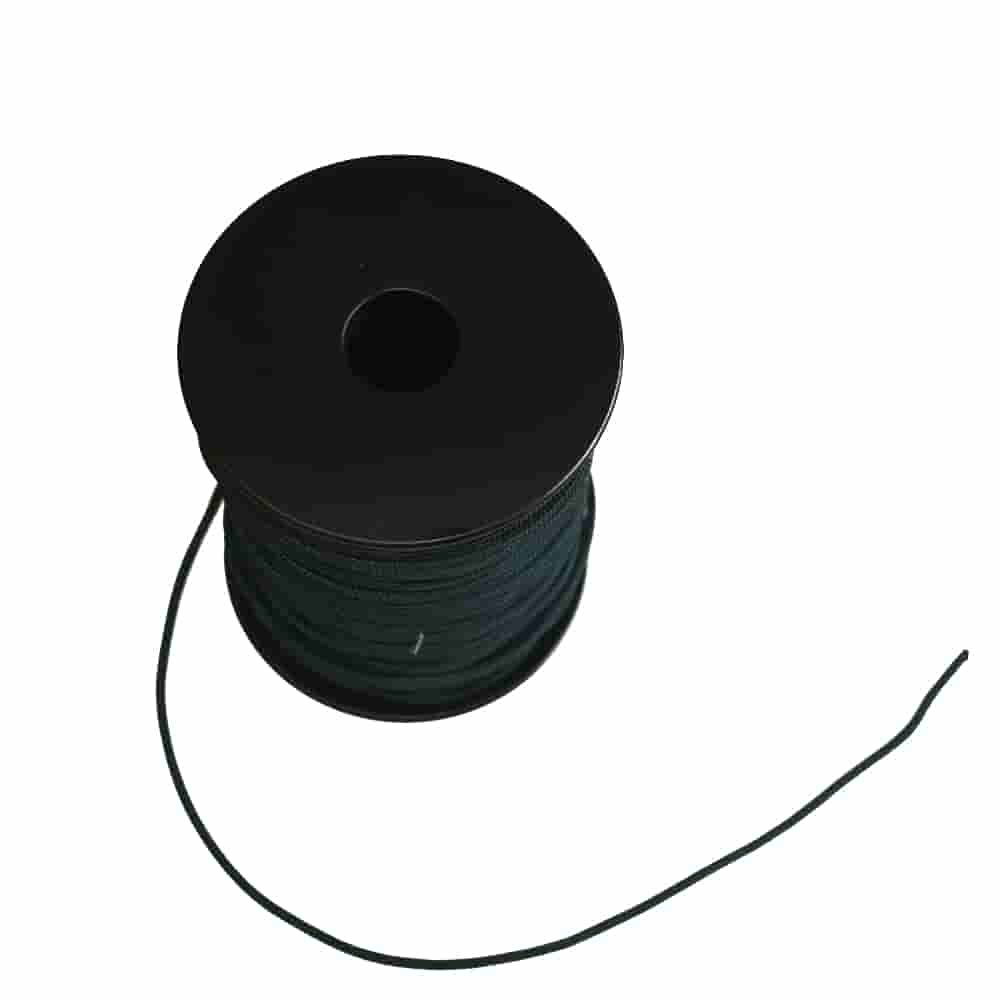 Fastening Cord PP Braided 2.5mm Black-Green 25m-1