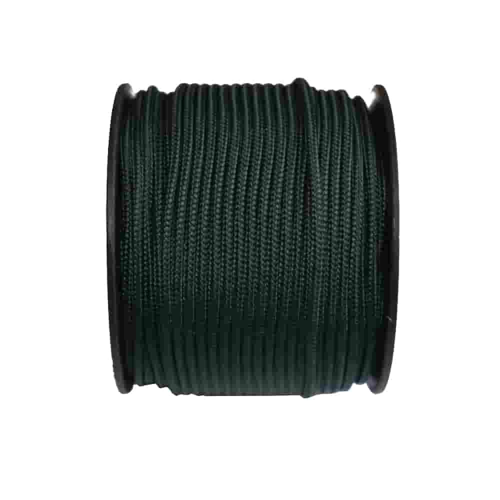 Fastening Cord PP Braided 2.5mm Black-Green 25m-3