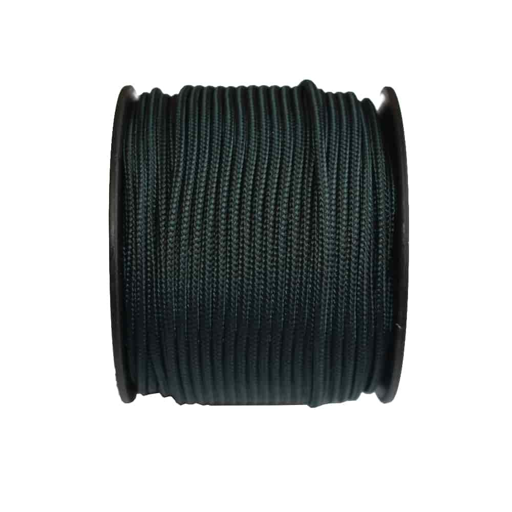 Fastening Cord PP Braided 2.5mm Black-Green 500m-3