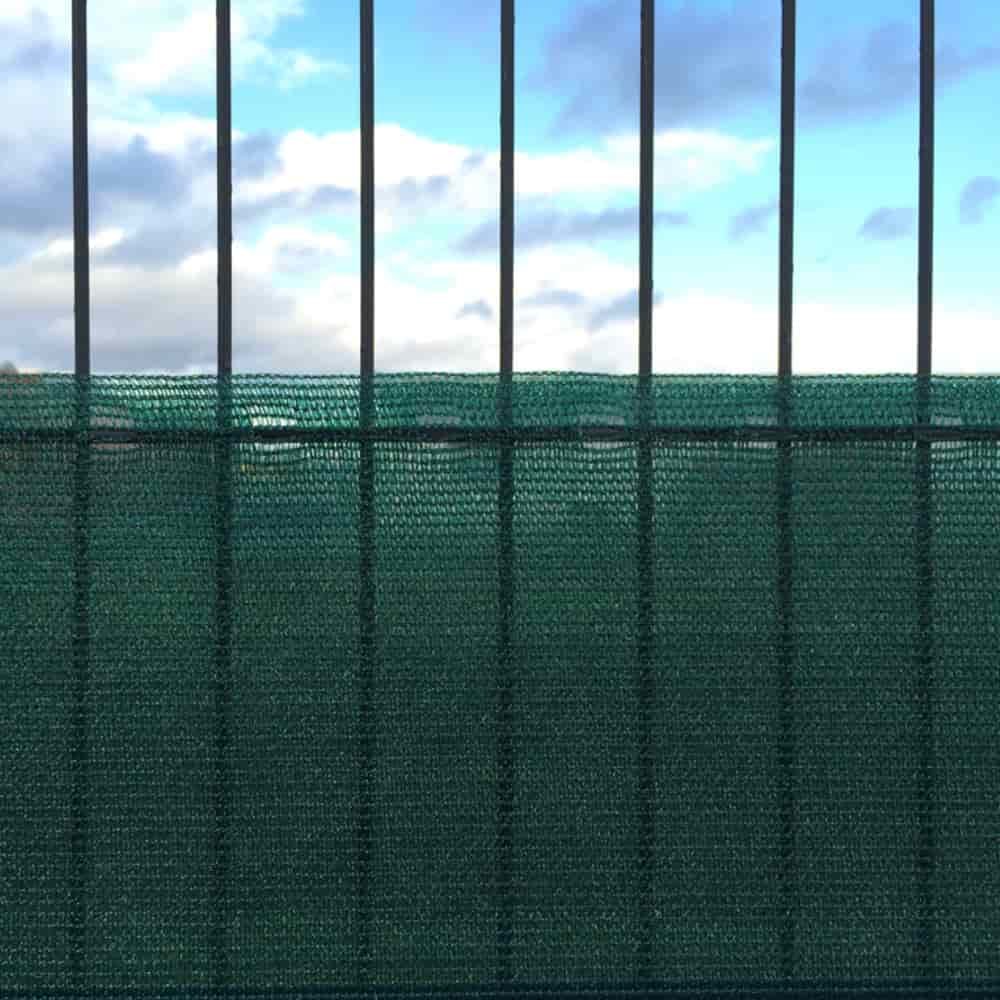 Wind and privacy protection net including fastening material 1.2 m width x 10 meters green cord-2