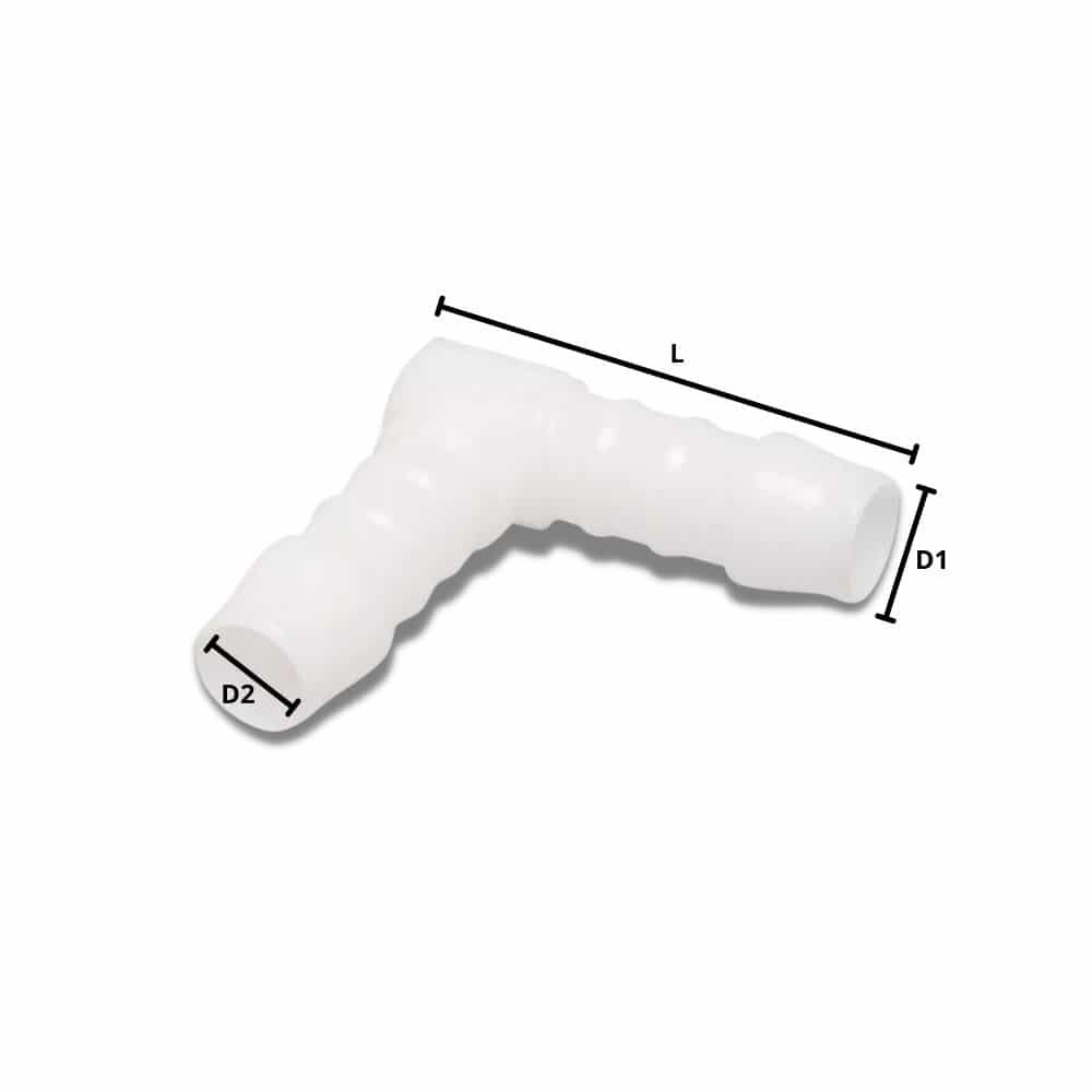 Hose Connector Plastic Elbow 90° 13 mm-0