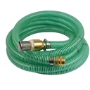 1"/25mm Suction + Pressure Hose with Strainer, Check Valve + 1" Male Double Nipple 3m-3