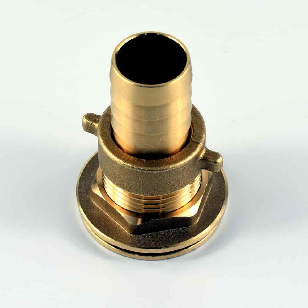 1 1/4" Tank fitting with hose connector for 25mm hose-0