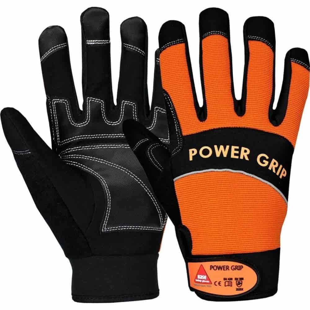 Assembly Gloves Power Grip, Size 8