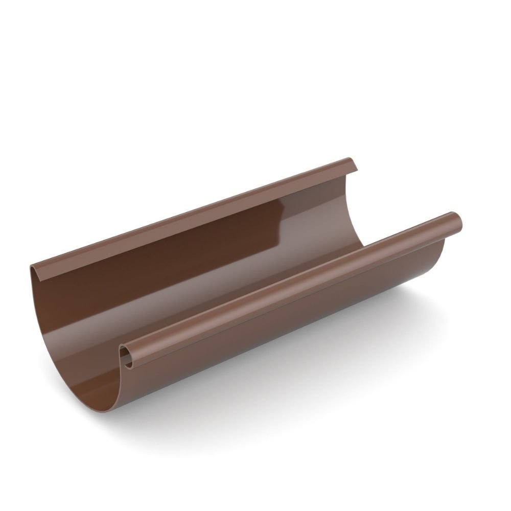 Rain Gutter 2m Brown System 75