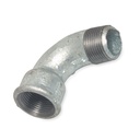 Threaded Fitting Malleable Cast Iron Elbow 90° short 1 1/2" female thread x 1 1/2" male thread