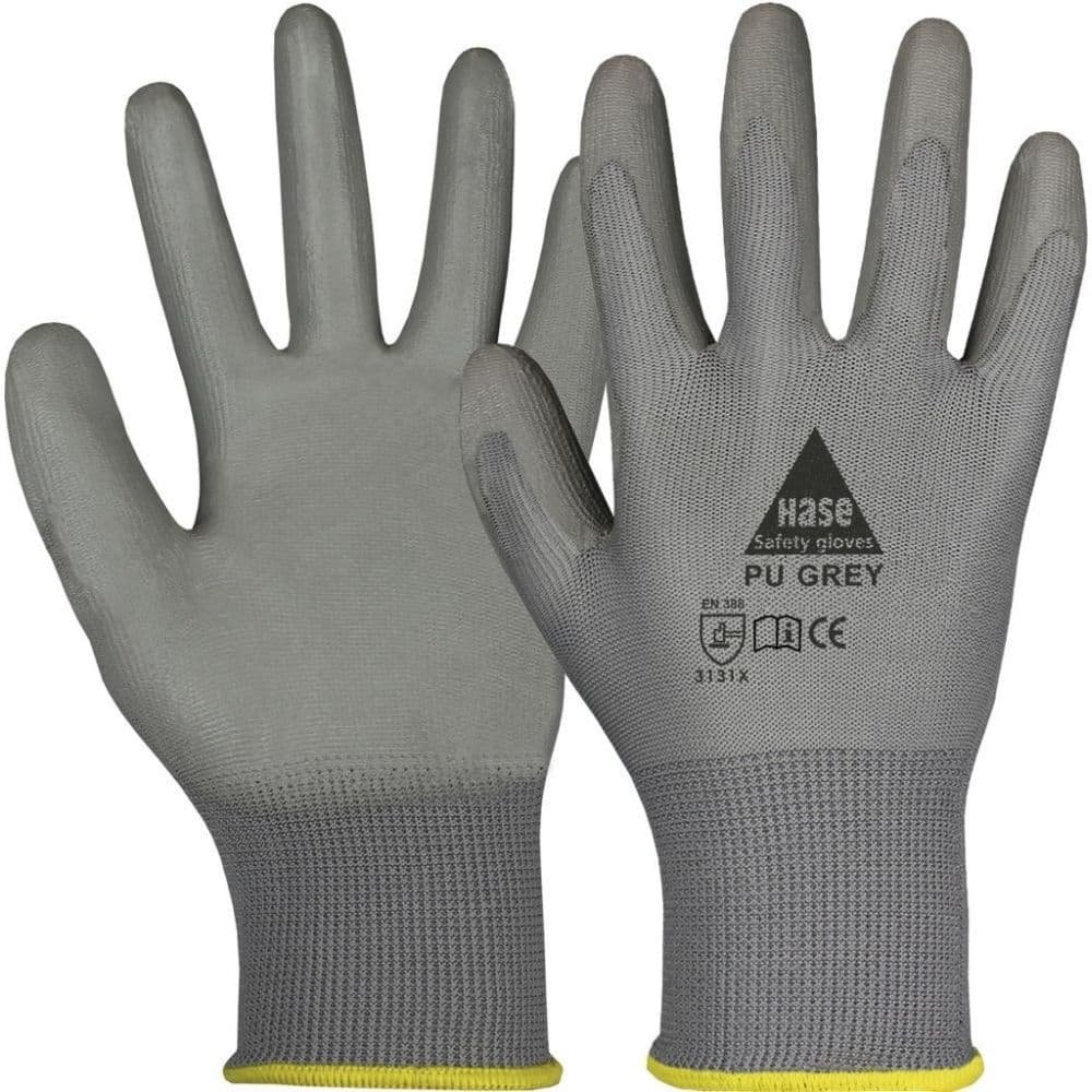 Assembly Gloves PU Gray, Size 11