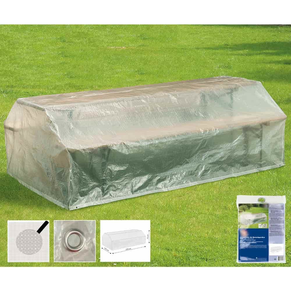 Protective Cover Transparent Beer Tent Set, approx. 220x120x75