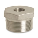 Threaded Fitting Stainless Steel Reducer 1" M x 1/2" F