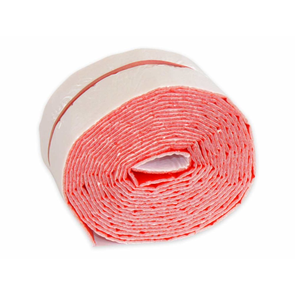 NMC self-adhesive tape with PE protective film, CLIMAFLEX STABIL, WxDxL: 100 x 2 x 3600, Red