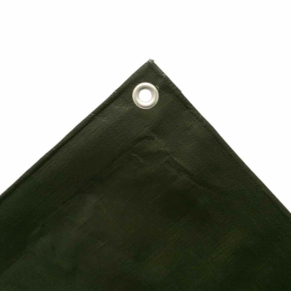 210g/m² Tarpaulin 6x12m green (72m²)