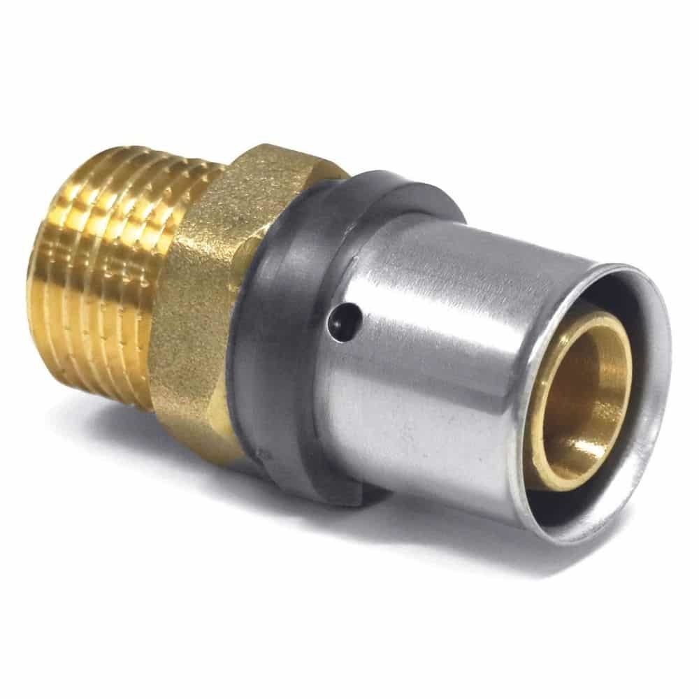 Pressfitting Coupling 26 x 3 - 1/2" Male Thread