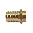 Hose Connector Brass 3/4" Male Thread - 25 mm