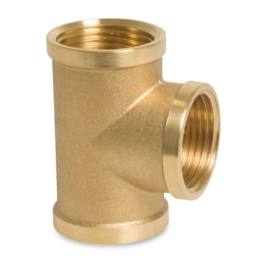 Brass T Piece 3/8" Internal Thread