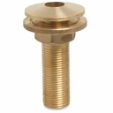 Threaded Fitting Brass Pass-Through 1 1/4" Male Thread