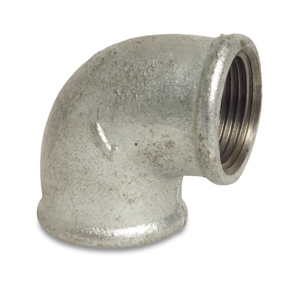 Threaded Fitting Malleable Cast Iron Elbow 90° 1 1/2" F x 1 1/2" F