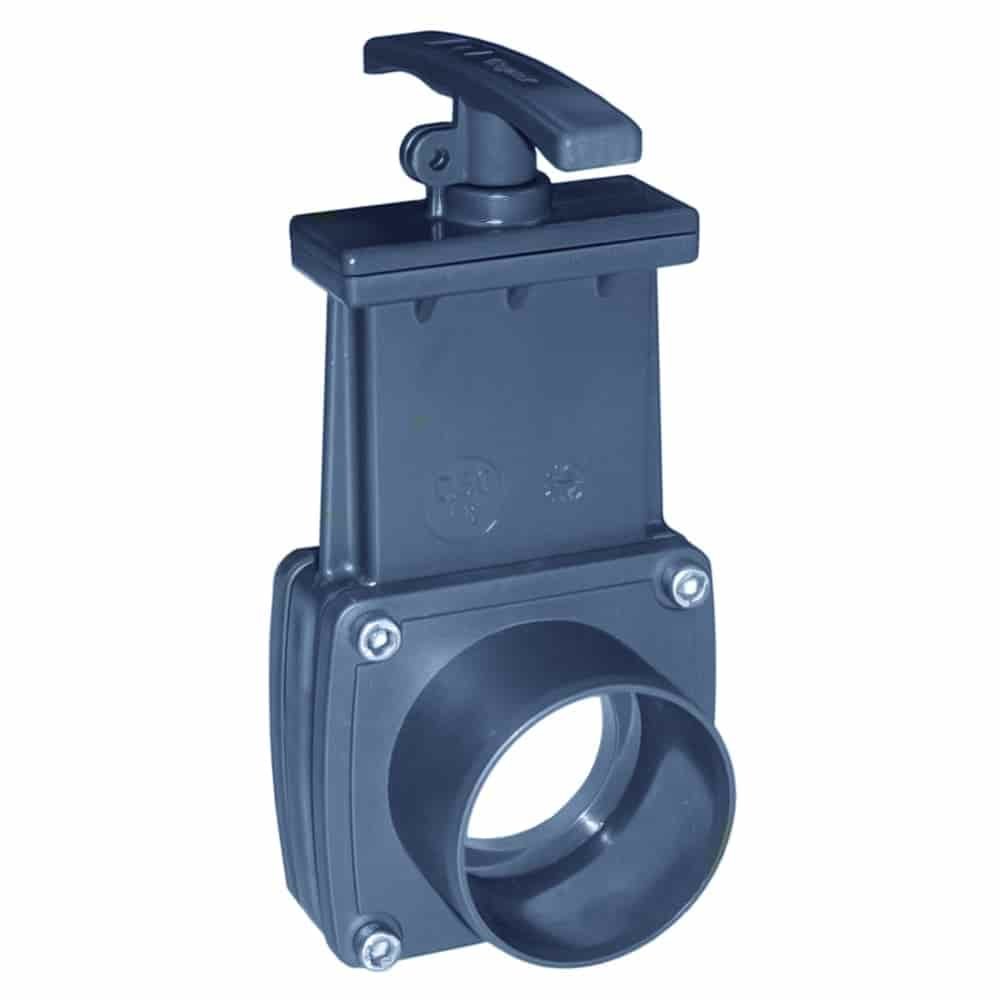 Slide Valve 90 x 90 Adhesive Socket on Both Sides