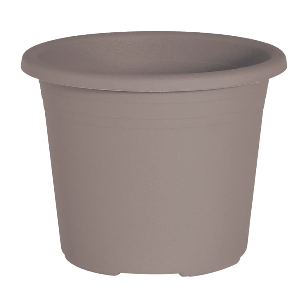 Flower Pot CYLINDRO approx. Ø 35 cm / 14.5 liters - taupe