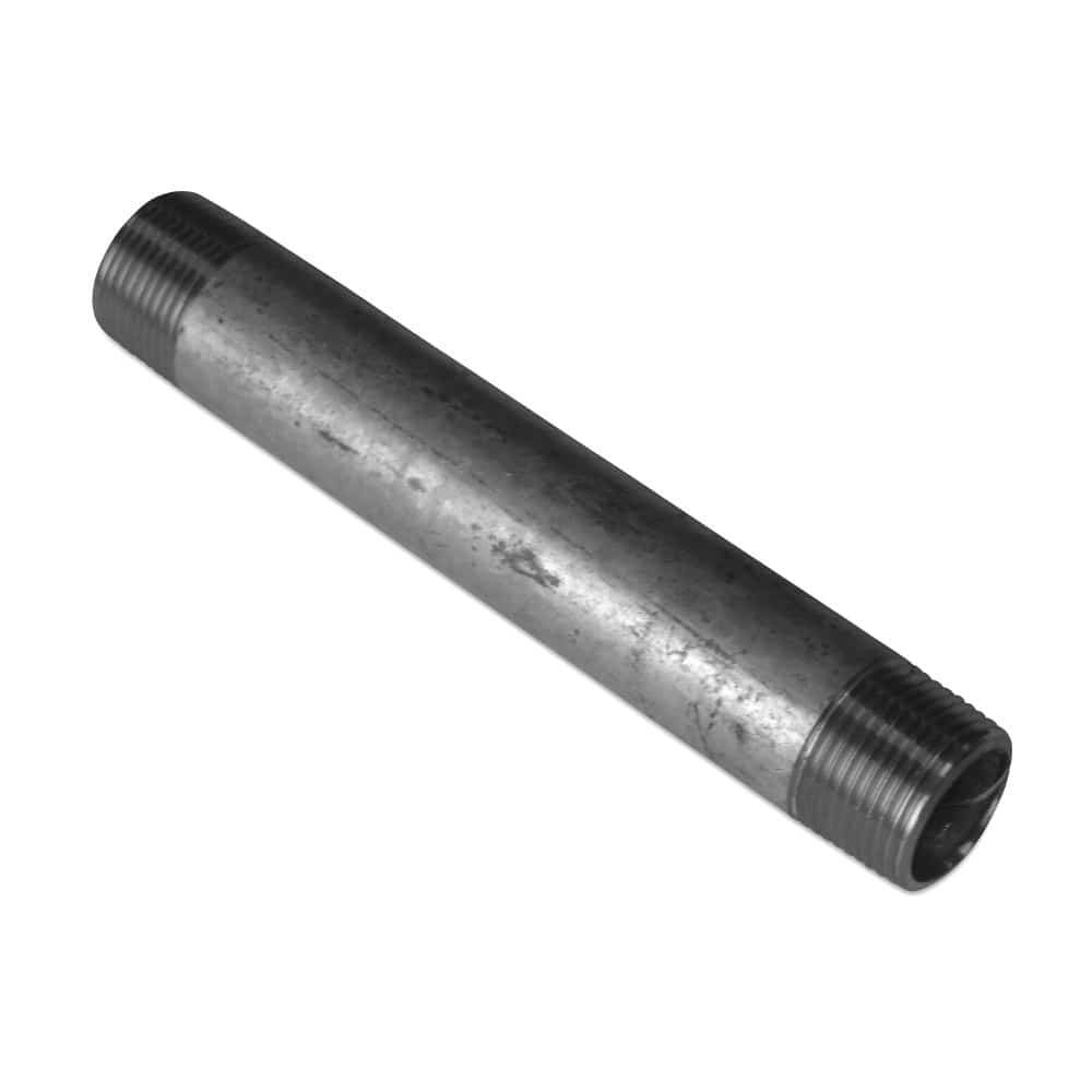 Threaded Fitting Pipe Nipple Galvanized 1/2" M x 1/2" M 250 mm