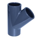 PVC - U 45° T-Piece Socket 40 mm PN16