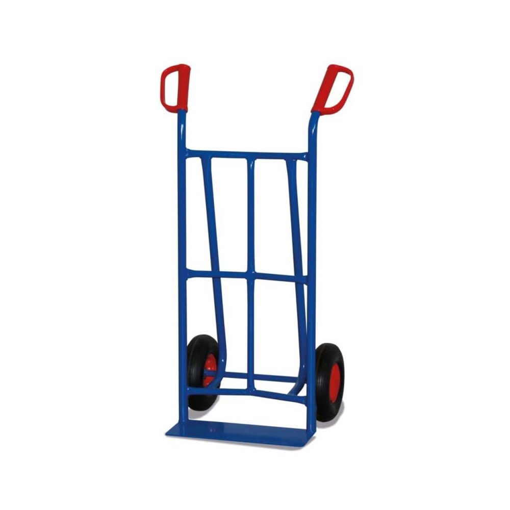 Steel Tube Trolley 250 kg with Pneumatic Tires 620 x 440 x 1110 mm