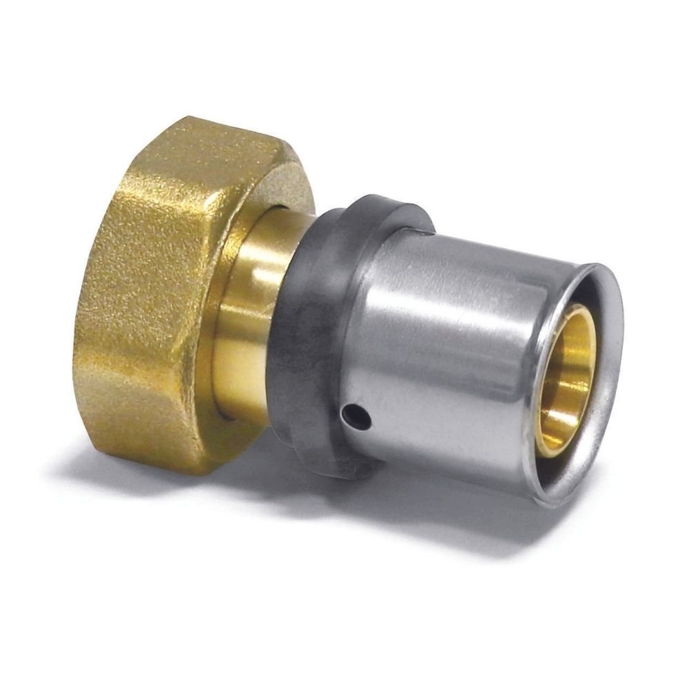 Press fitting Euro cone transition fitting 16 x 2 - 3/4" IG