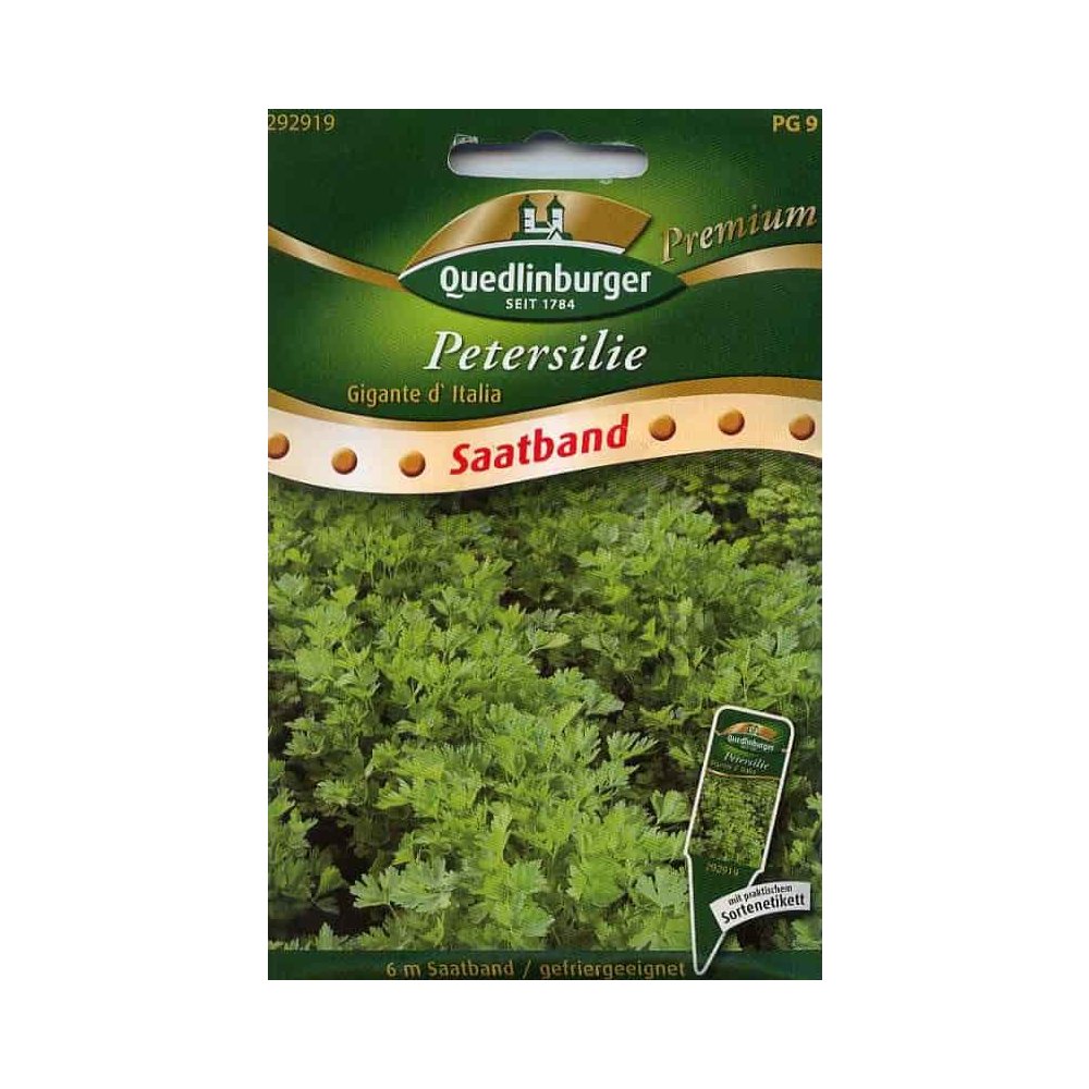 Seed Tape Parsley, Gigante d` Italia