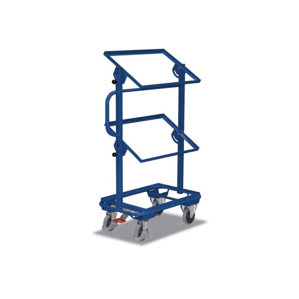 Side trolley open tiltable + EasySTOP