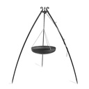 Wok on Tripod from Natural Steel 200 cm - 70 cm Diameter