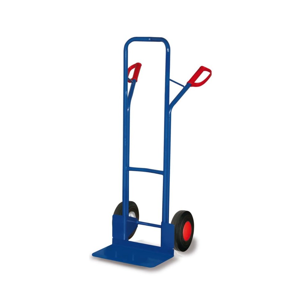 Steel Tube Cart 250 kg with Large Shovel Height 1300 mm Solid Rubber Tires 570 x 650 x 1305 mm