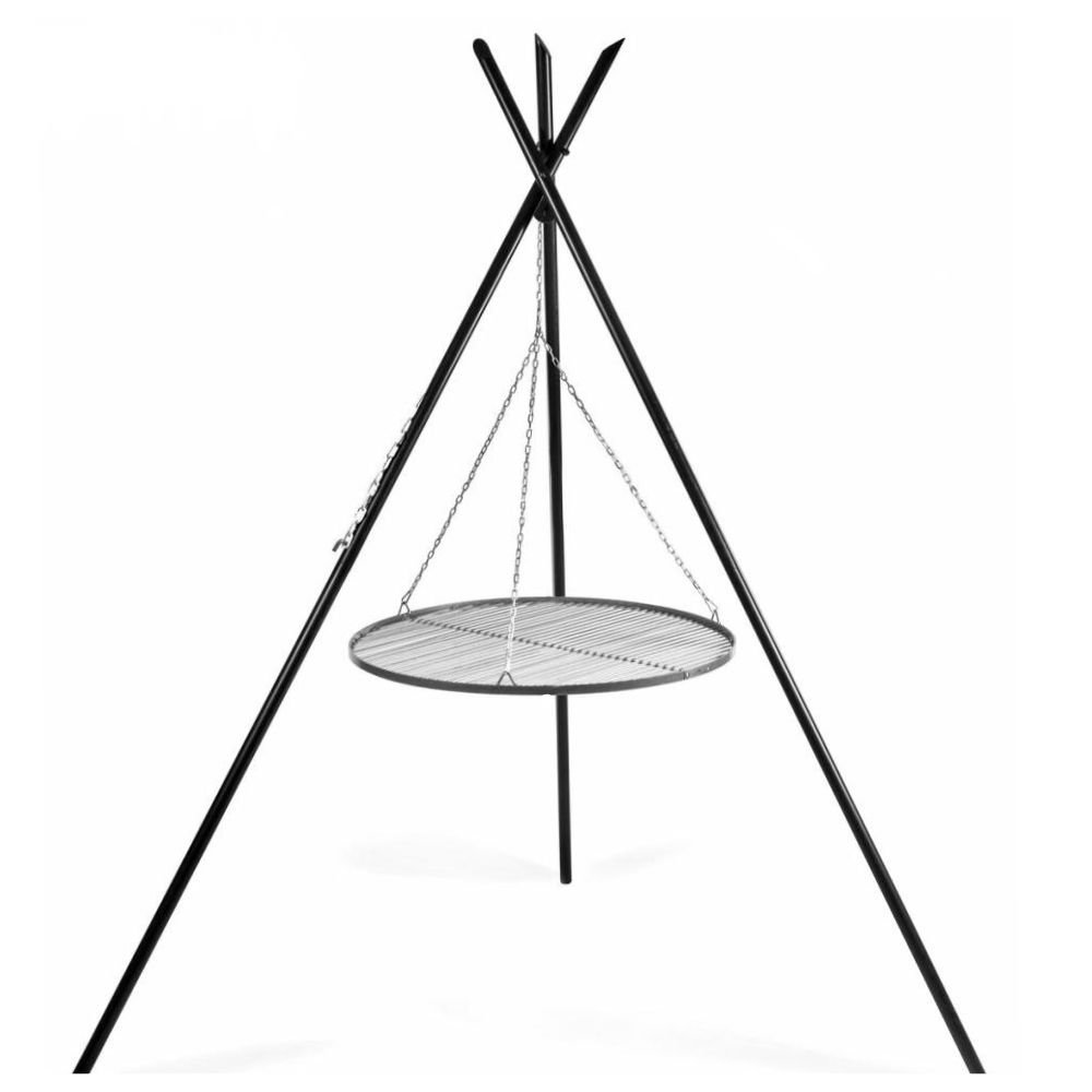 Swing Grill "TIPI" 210 cm + Grill Grate 70 cm Stainless Steel