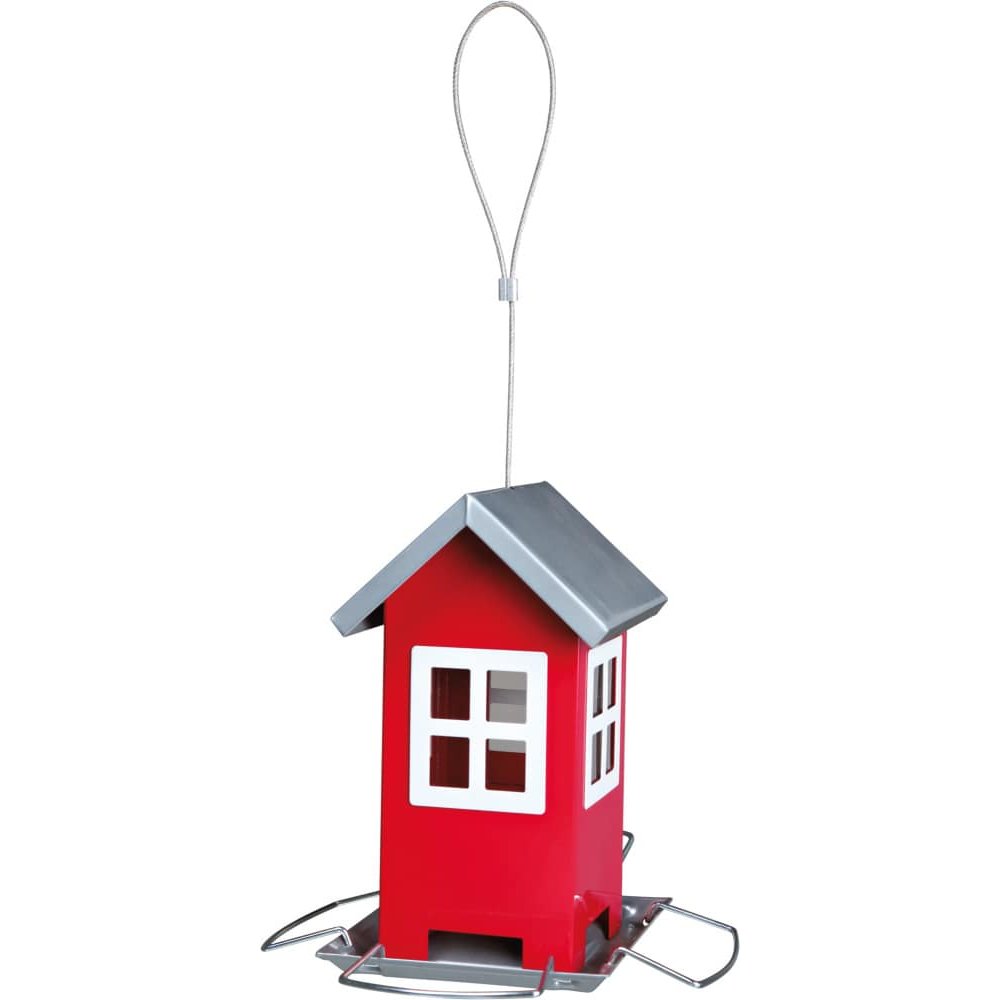 Red Hanging Birdhouse