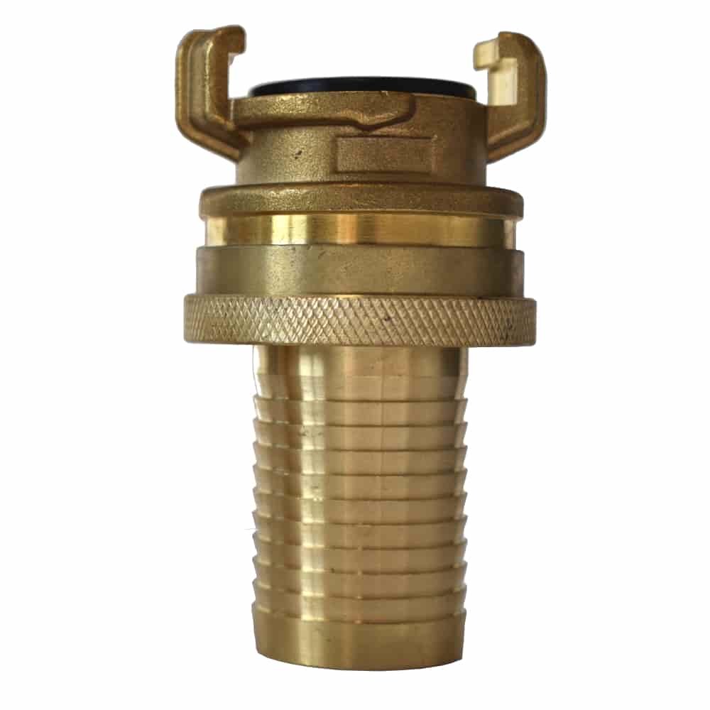 Brass Quick Coupling with Locknut 1 1/4"