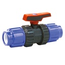 PP PE Pipe Fitting Ball Valve 20 x 20