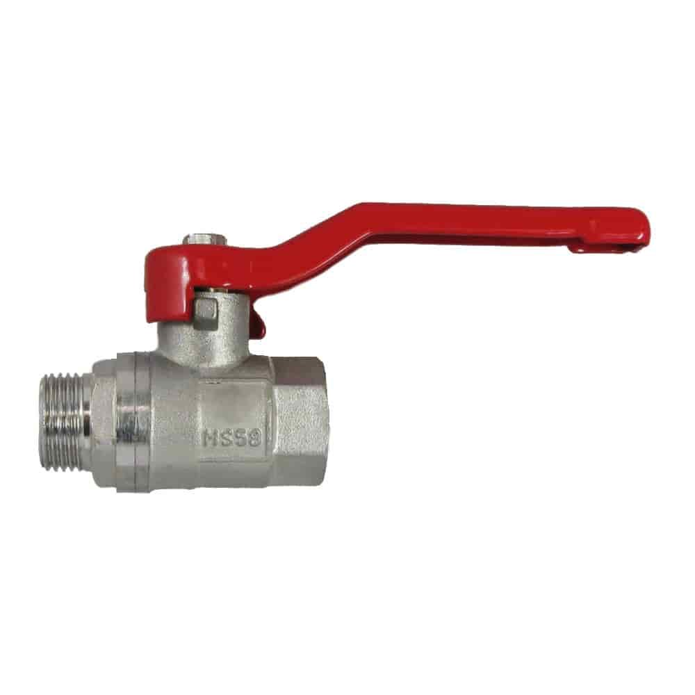 Lever Ball Valve IGxAG 3/4"