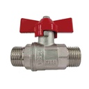 Wing Handle Ball Valve AGxAG 3/4"