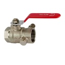 Lever Ball Valve with Drain 1 1/2"