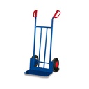 Steel Pipe Handcart 250 kg with extra large shovel Solid Rubber Tires 690 x 600 x 1110 mm