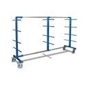 XL Cantilever Cart Double-Sided with 3 Posts