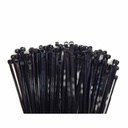 100 Cable Ties 530x7, 6mm Black (UV-stabilized) PA6.6