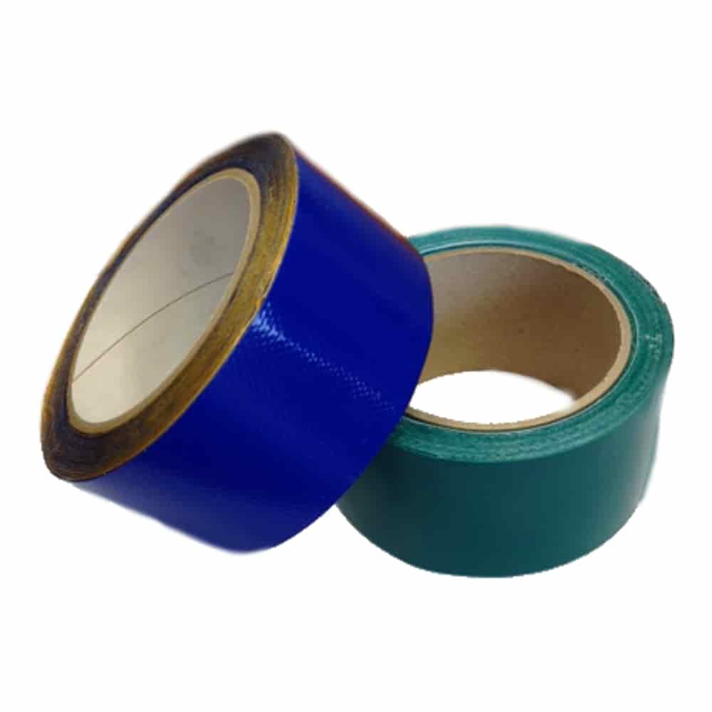 PVC special adhesive tape green + blue 5 meters