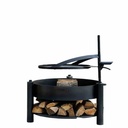 Multifunctional Fire Bowl "MONTANA X" + Grill Grate - made of Natural Steel