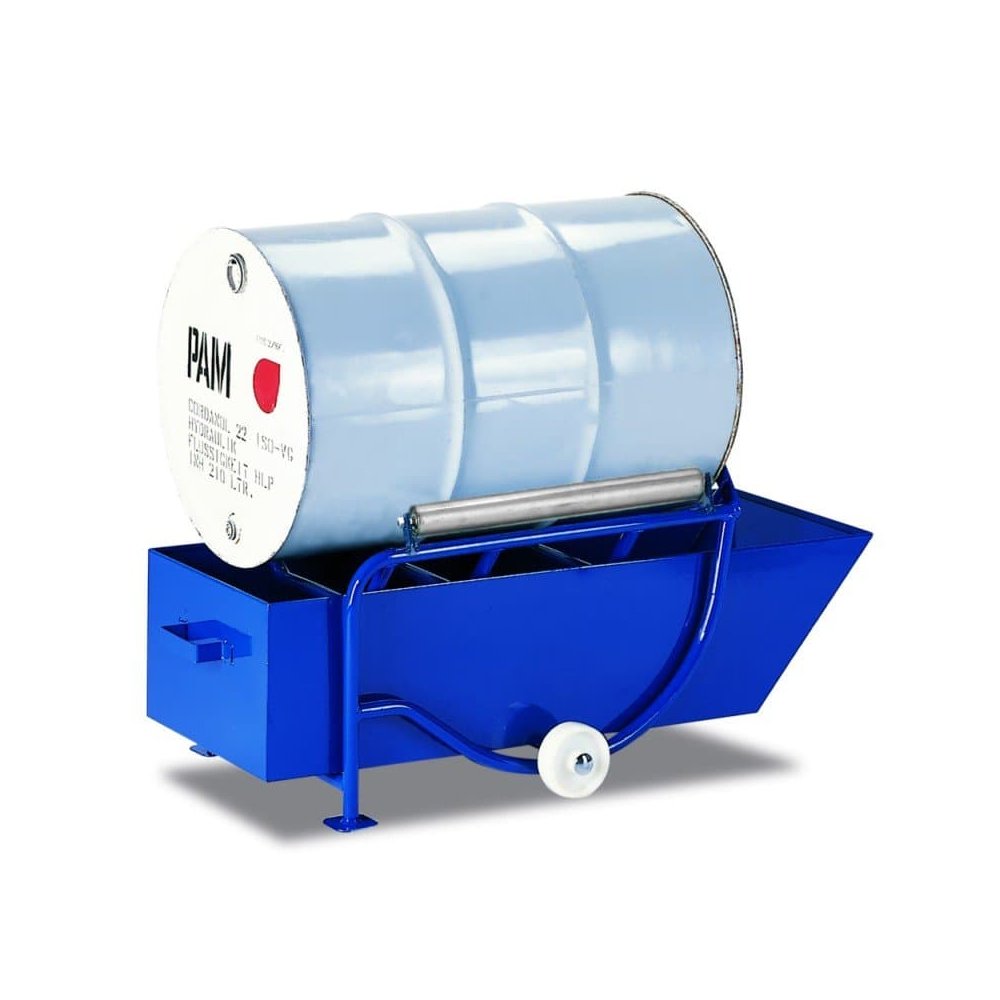 Drum Tipper with Collection Tray 203 Liters