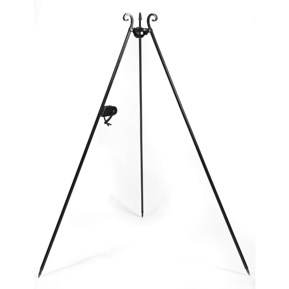 Tripod made of natural steel with crank 180 cm