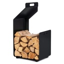 Firewood Rack "SEGAL" - made of Natural Steel