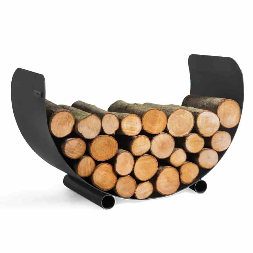 Firewood Rack "TURYN" - Made of Natural Steel