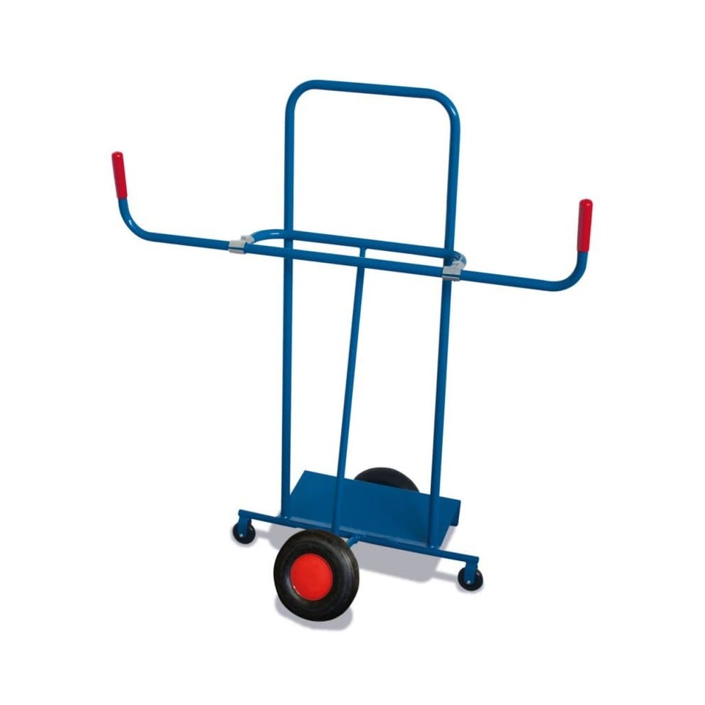 Platform Trolley for Longitudinal Transport with Pneumatic Tires