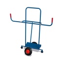 Platform Cart for Longitudinal Transport with Solid Rubber Tires